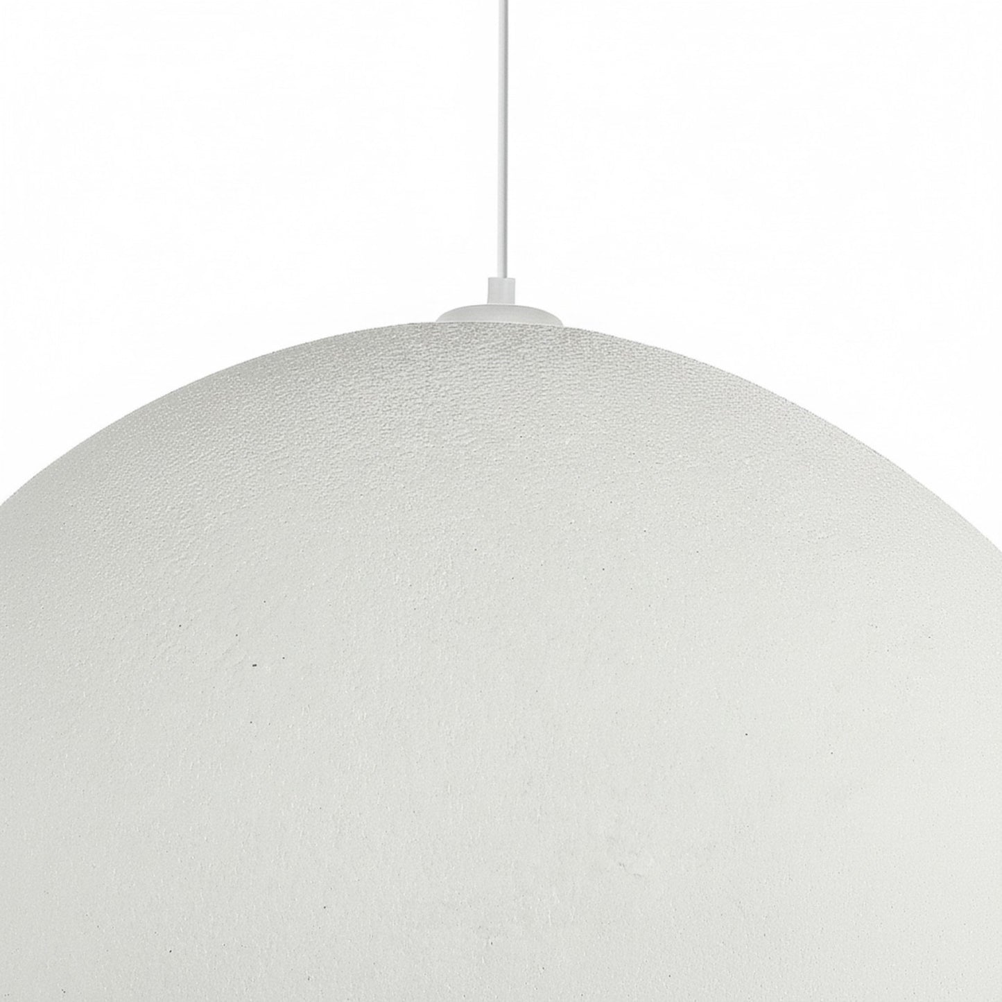 Dainolite Pilar 32in 1-Light Pendant | Contemporary Matte White Foam | Kitchen Island & Dining Room | 31.5 x 31.5 x 15.75 in | Model PLR-311P-MW
