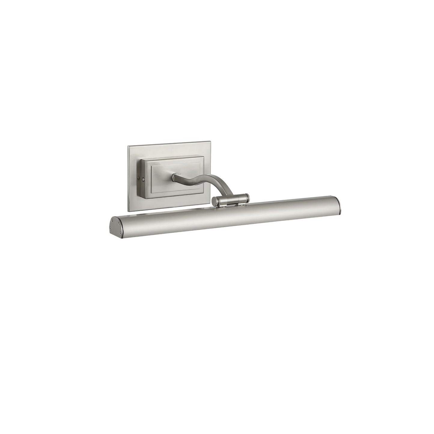 Dainolite Yvonne 16in 1-Light Picture Light | Contemporary Satin Chrome Metal | Living Room & Hall Art Accent | 2051 Lumens | Model YVO333-16LED-SC