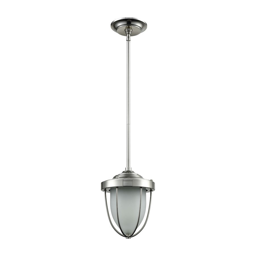 1 Light Mini Pendant, Nickel