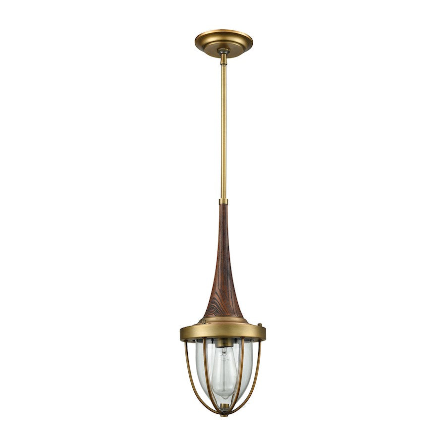 1 Light Mini Pendant, Clear