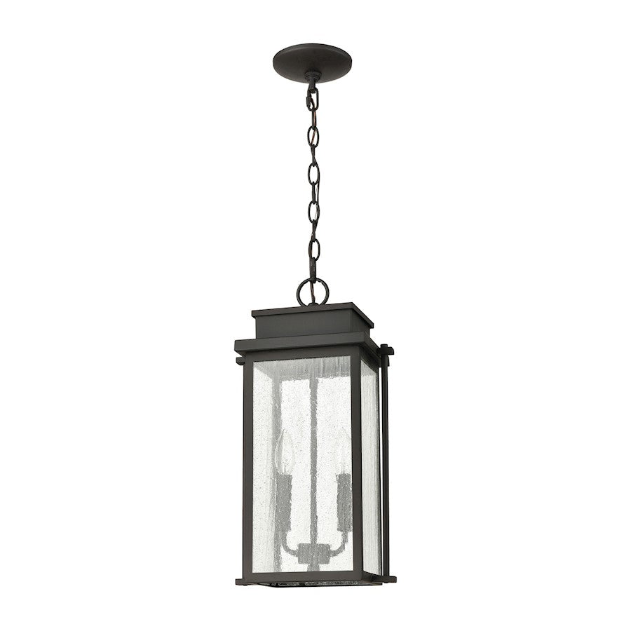 2 Light Outdoor Pendant, Bronze