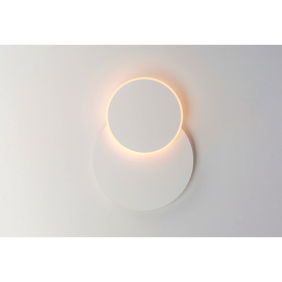 ET2 Lighting Revolver LED Flush Mount/Wall Sconce, Matte White