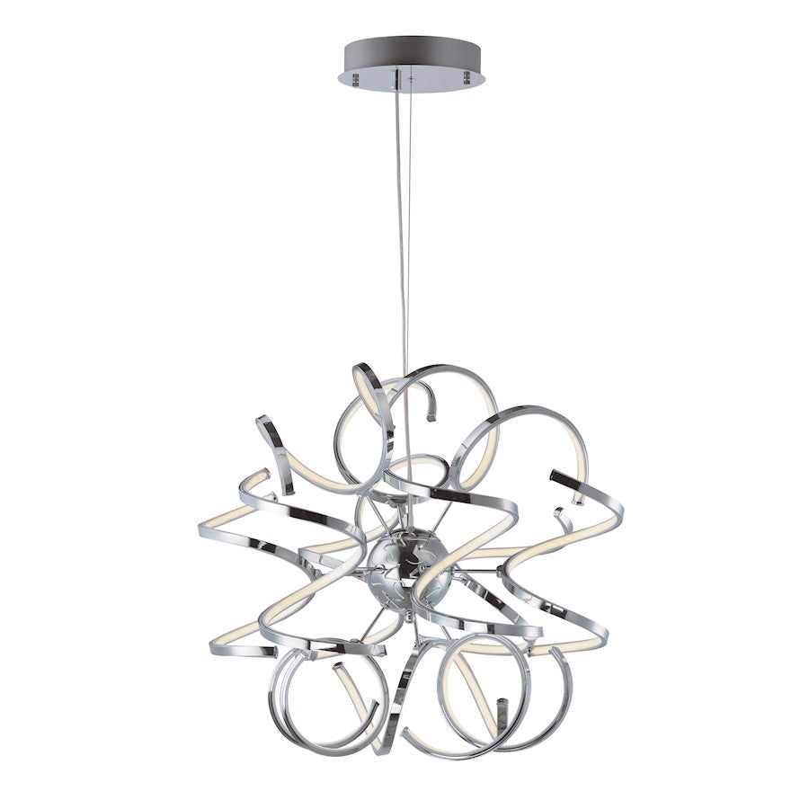 ET2 Lighting Chaos Single Pendant in Polished Chrome