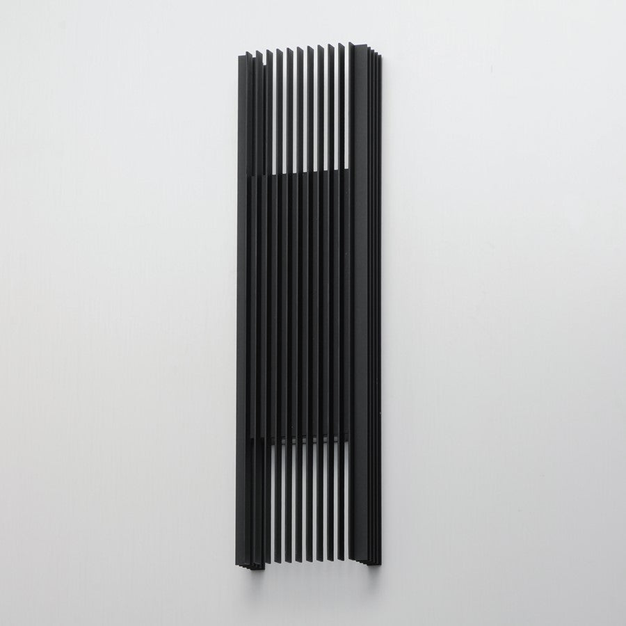 ET2 Lighting Rampart 2-Light XL LED Outdoor Wall Sconce, Black