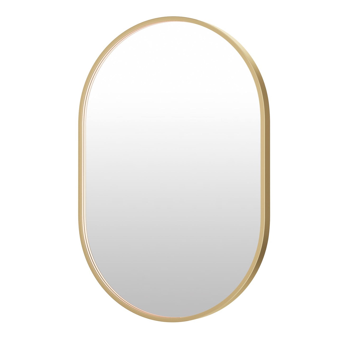ET2 Lighting Elisse 1 Light LED Oval Mirror, Gold