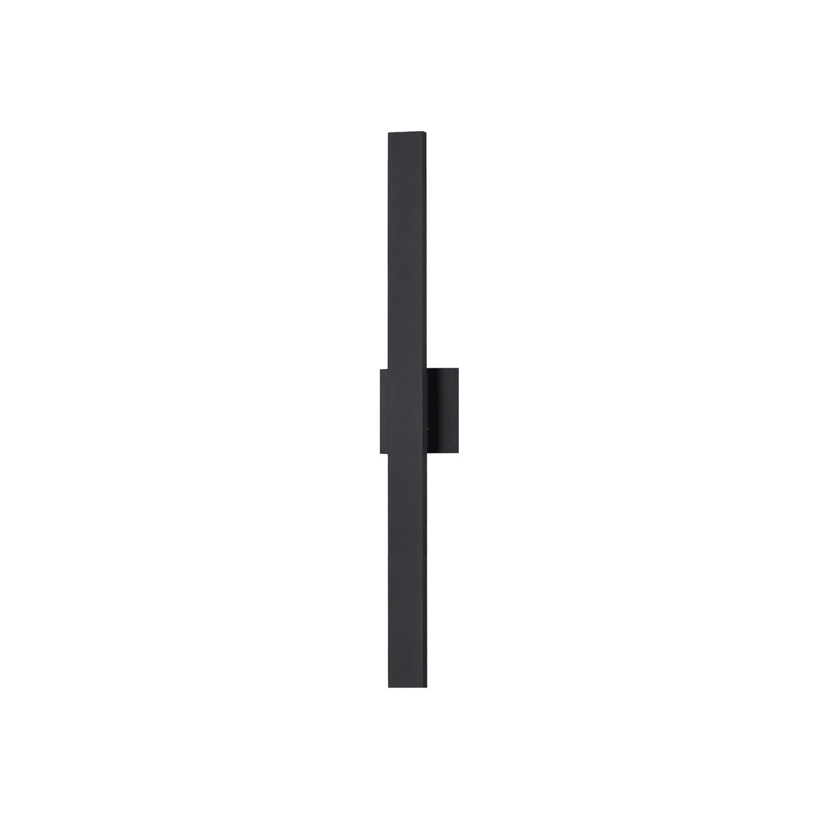 ET2 Lighting Alumilux Line 2 Light Outdoor Wall Mount, Black