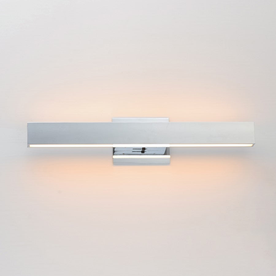 ET2 Lighting SideLine 2-Light 5CCT 24" LED Bath Vanity, Chrome