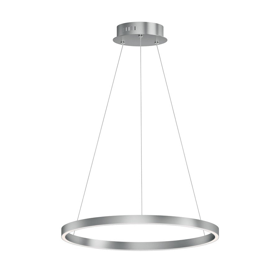 ET2 Lighting Groove 1Lt 24" Pendant/5CCT Select, Brushed Aluminum - E52724-AL