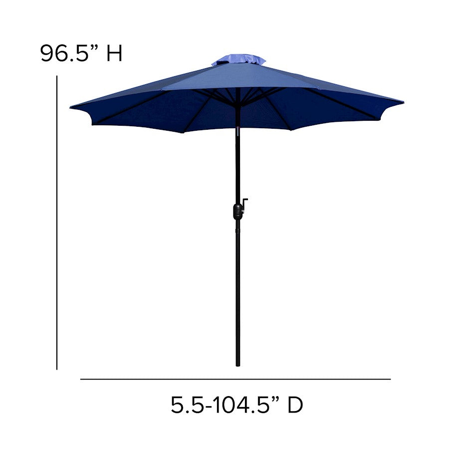Flash Furniture Sunny Umbrella, Navy