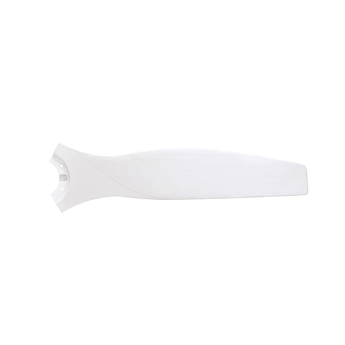 Fanimation Spitfire 48in 3-Blade Set | Matte White Buttonwood Ceiling Fan Blades | Indoor & Covered Outdoor Use | 23 x 6 x 1.5 in | Model B6720-48MW