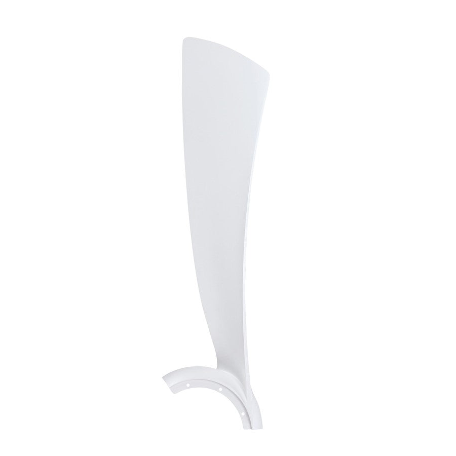 Fanimation Wrap Custom 56in 3-Blade Set | Matte White Composite | Ceiling Fan Blades for Damp Locations | 28 x 8 x 4 in | Model BPW8530-56MW