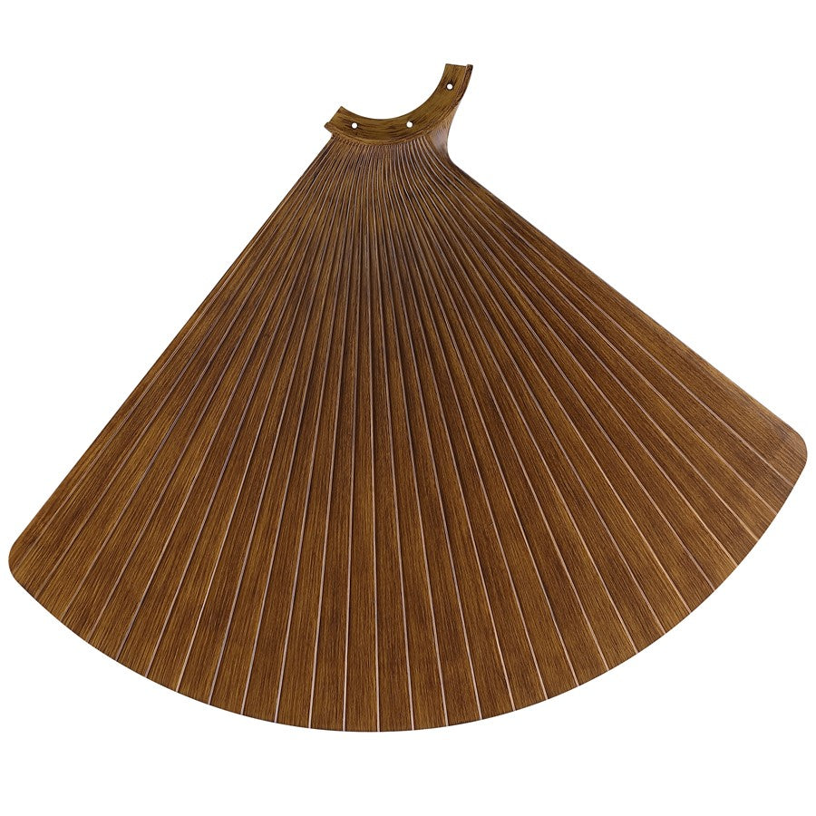 Fanimation TriAire 52in Pleated Koa Fan Blades Set of 3 | Composite Blades for Wet Locations | 52in Sweep | Model BPW8565KW