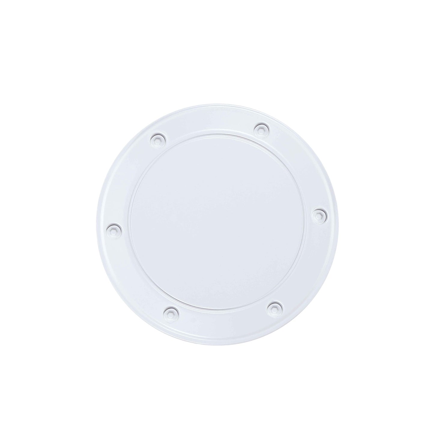 Fanimation Spitfire Decorative Cap 5.13in | Matte White Metal | Covered Patio & Bathroom Ceiling Fan Accent | 5.13 x 5.13 x 0.39 in | Model CAP6721MW