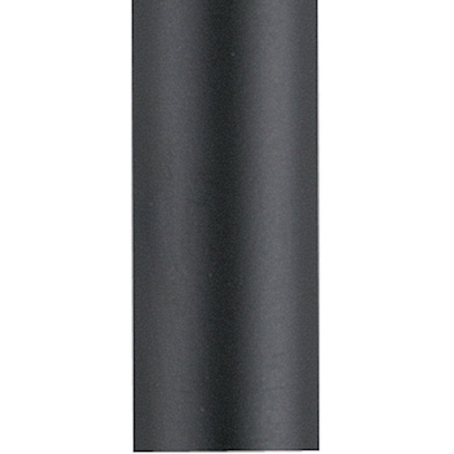 Fanimation 48in Downrod 1in | Black Steel Ceiling Fan Downrod | High Ceilings & Sloped Ceilings | 48 x 1 x 1 in | Model DR1-48BL
