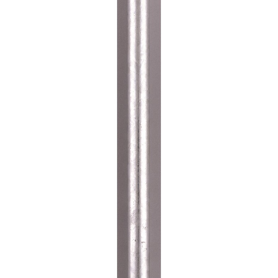 Fanimation 48in Galvanized Ceiling Fan Downrod | 1in Diameter Steel Rod | High Ceilings & Sloped Ceilings | 48 x 1 x 1 in | Model DR1-48GZ