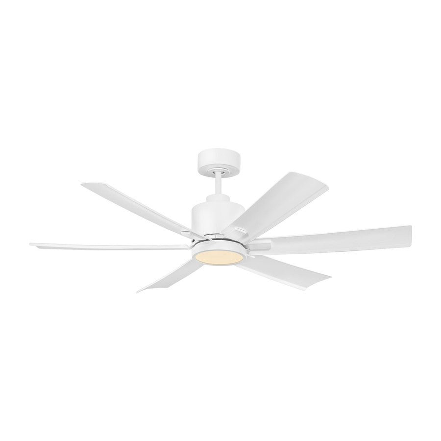 Generation Lighting Flera Smart 52 LED Ceiing Fan, White/White - 6FLSM52RZWD