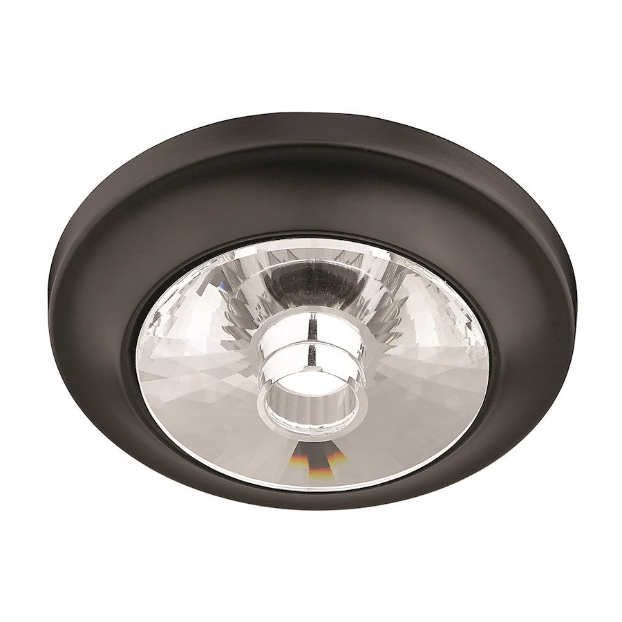 6 Light Chandelier, Matte Black