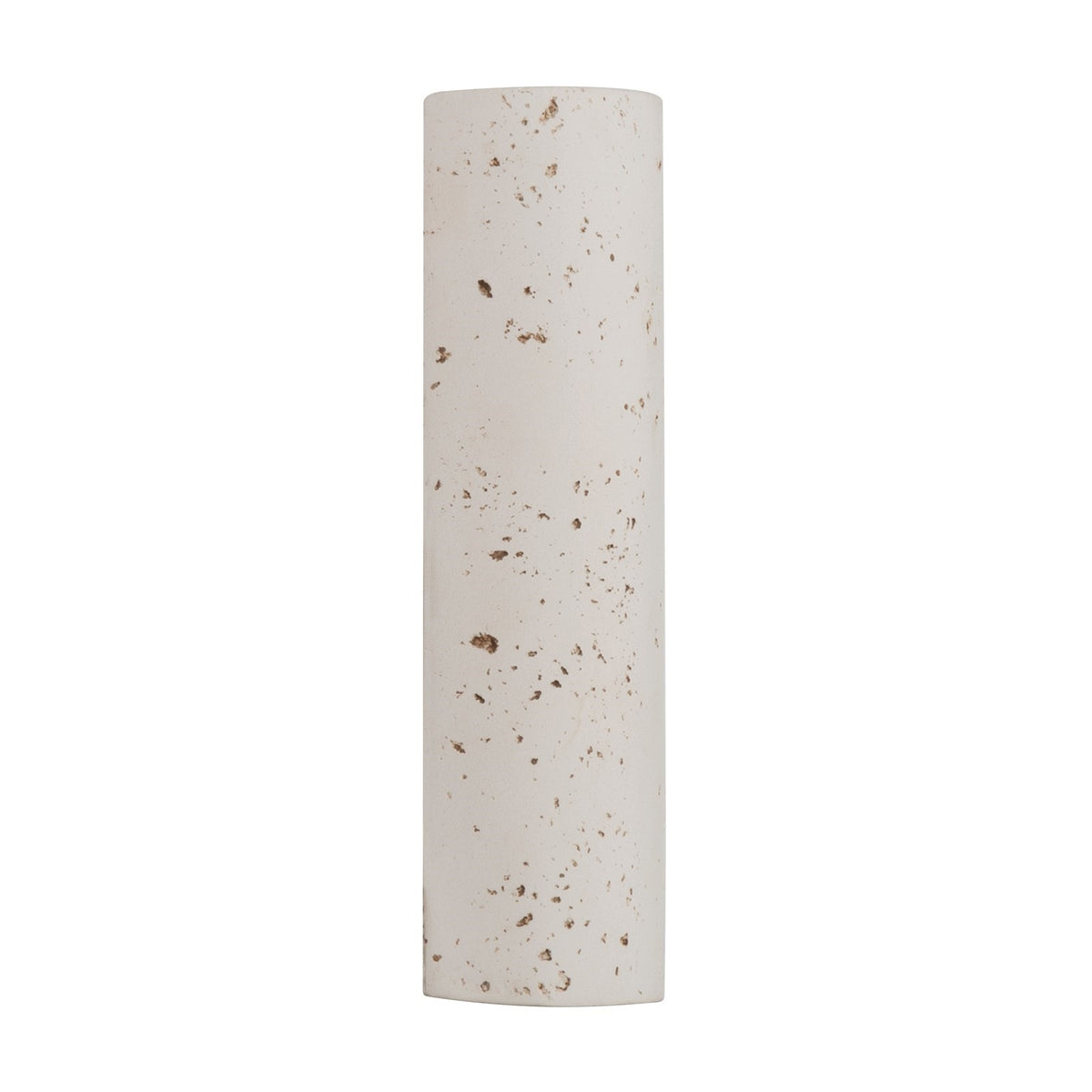 Golden Lighting Stela 24in LED Outdoor Wall Light | Modern White Travertine Concrete | Entryway & Patio | 23.75 x 1.75 x 6.25 in | Model 7280-OWL24 WT