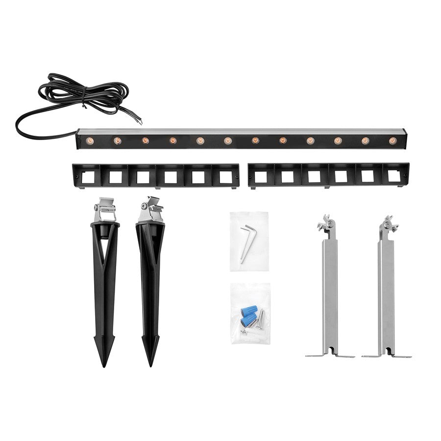 Hinkley Vestra 20" LED Spot Light, Antique Brushed Aluminum/Clear Lens