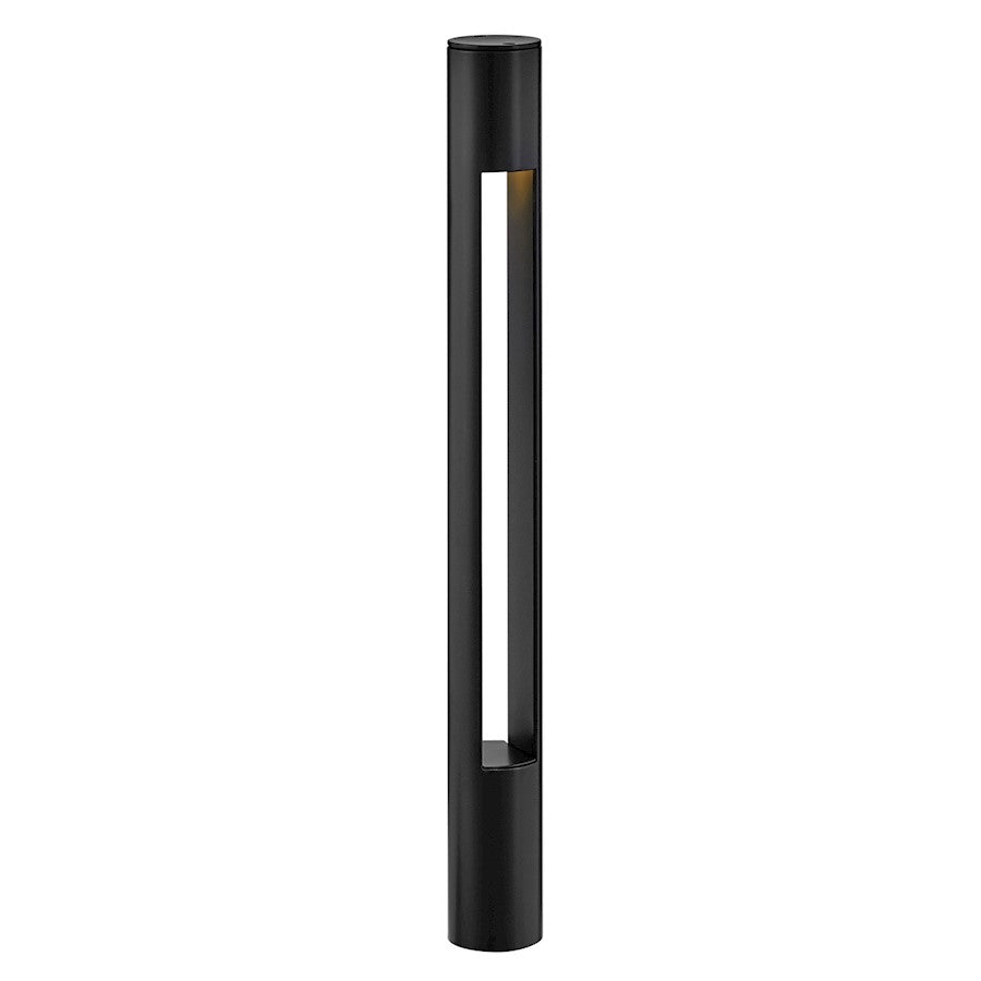 Hinkley Lighting Atlantis 1 Light 2" Bollard, Satin Black/Etched
