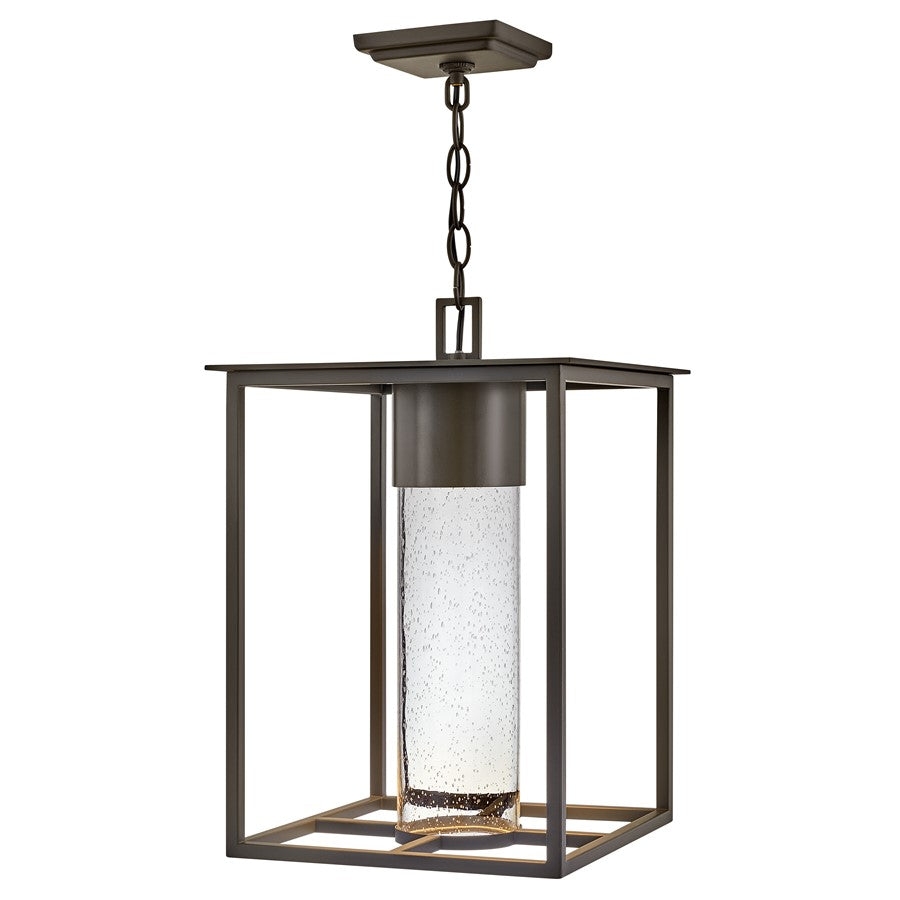 Hinkley Lighting Coen 1Lt Outdoor Hanging, Bronze/Clear Seedy - 17022OZ-LL