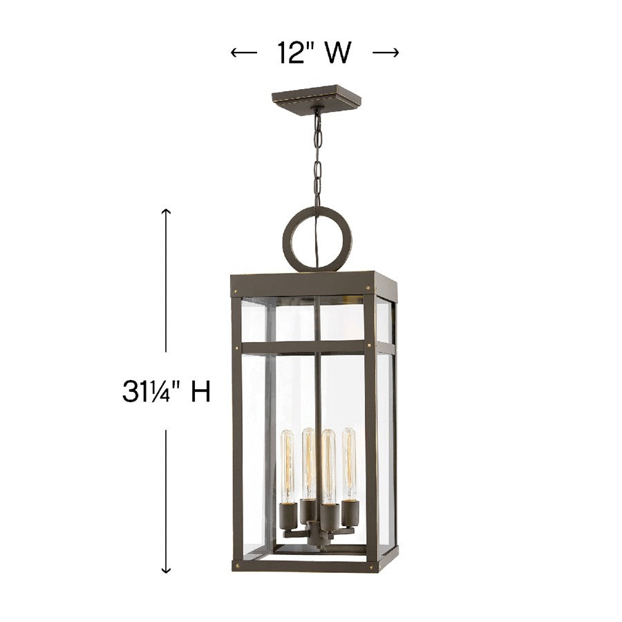 Hinkley Lighting Porter 4 Light Hanging Lantern