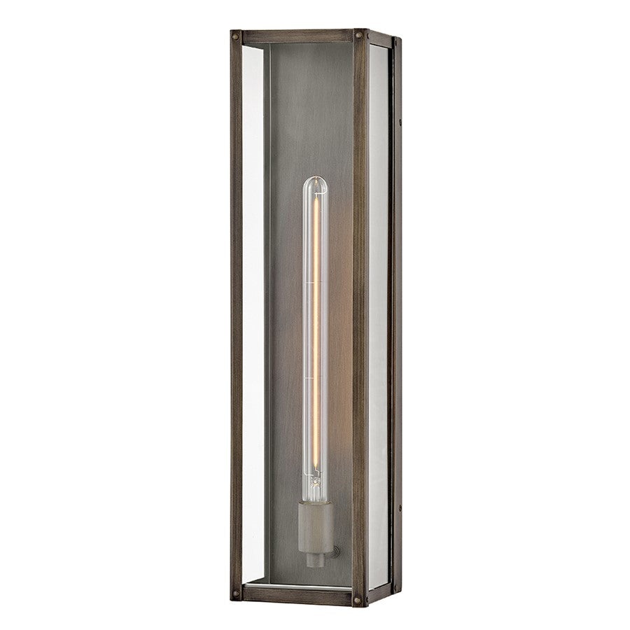 Hinkley Lighting Max 1Lt 6" Outdoor Wall Mount, Burnished Bronze/Clear - 28855BU
