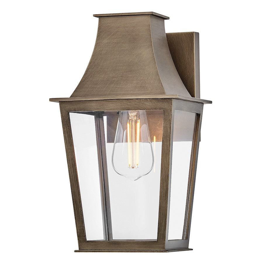 Hinkley Lighting Georgetown 1Lt 12" Outdoor Wall Mount Lantern, Bronze - 28890BU