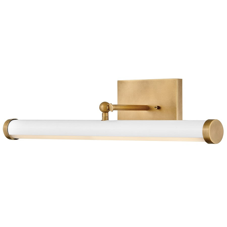 Hinkley Lighting Regis 25" Wall Mount, Brass/White/Acrylic Lens - 31012HB-GW