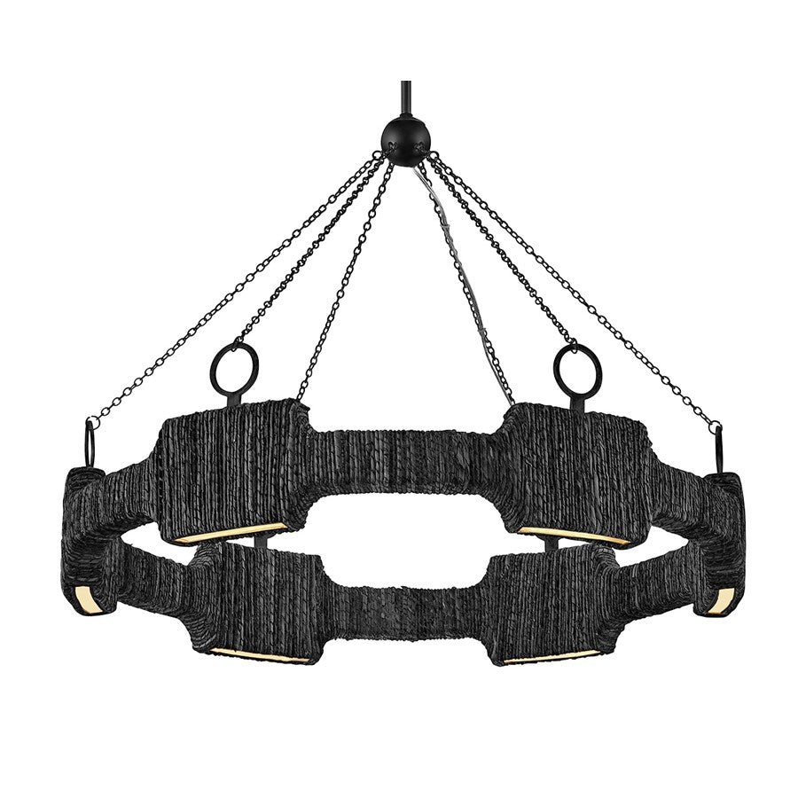Hinkley Lighting Raffi 36" Chandelier, Carbon Black - 34106CBK
