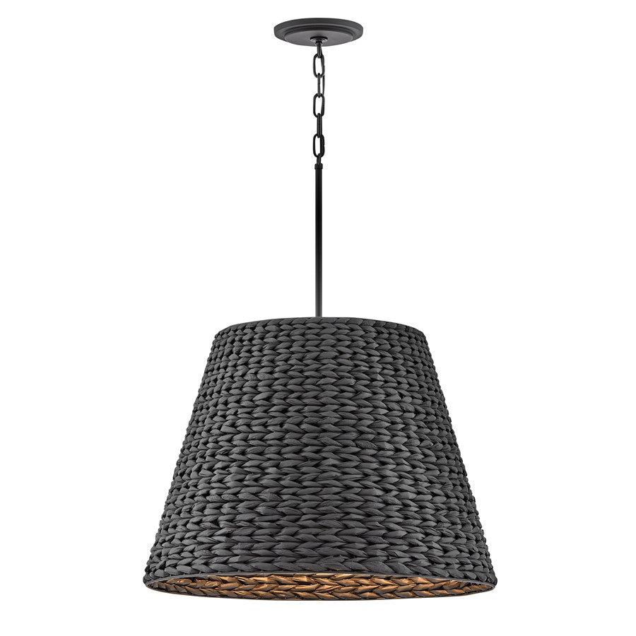 Hinkley Lighting Seabrook 1 Light Chandelier, Black - 43224BK