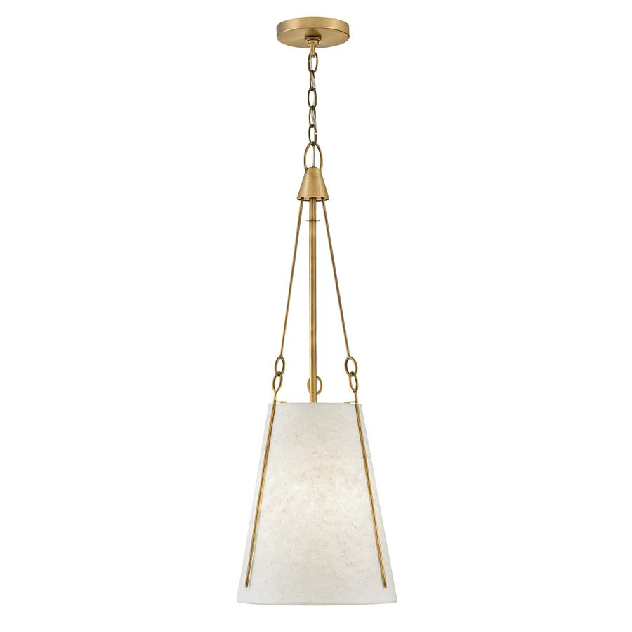 Hinkley Lighting Danvers 1 Light Pendant, Lacquered Dark Brass - 45027LDB