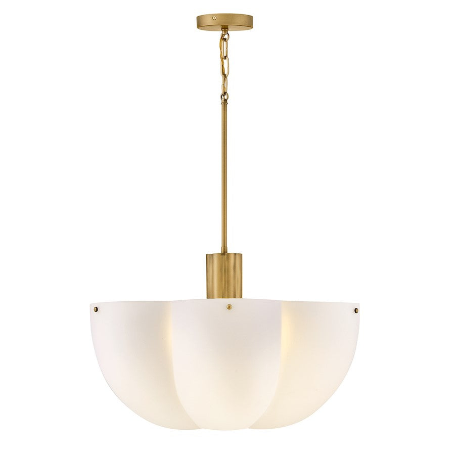 Hinkley Lighting Becca 6 Light Medium Chandelier, Heritage Brass - 47585HB