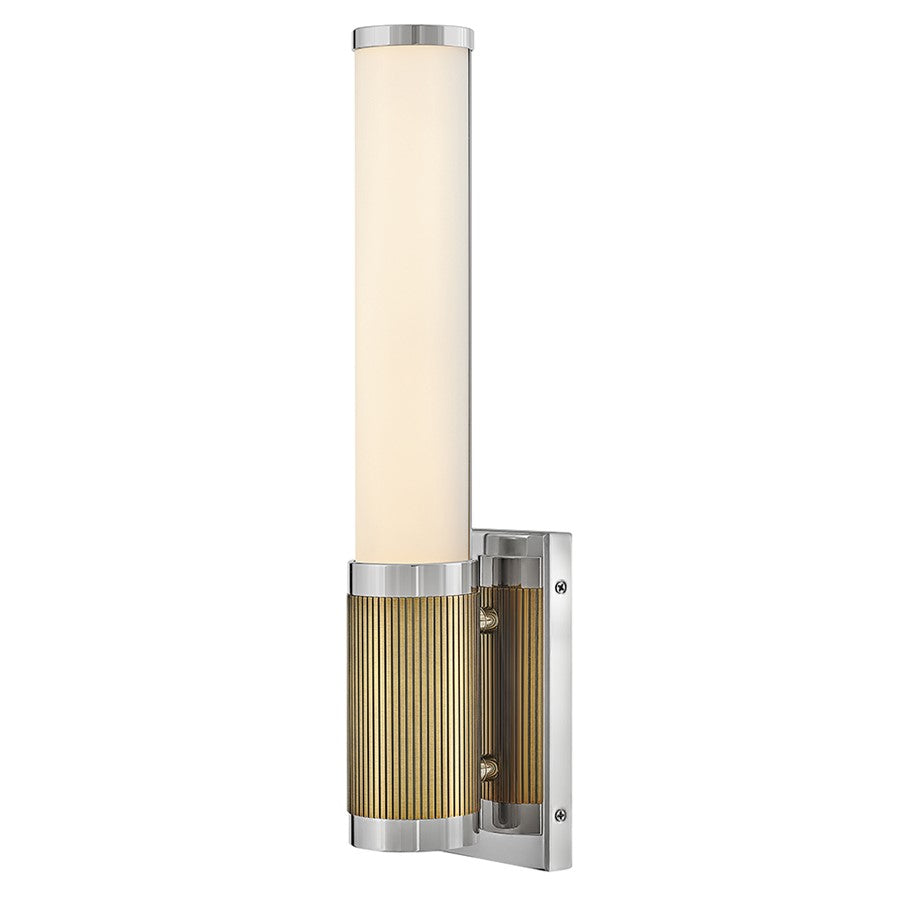 Hinkley Lighting Zevi LED Sconce, Polished Nickel/Etched Opal - 50060PN