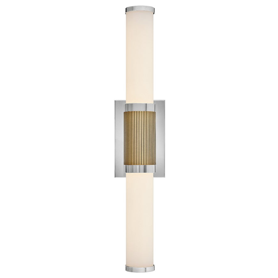 Hinkley Lighting Zevi LED 23" Vanity, Polished Nickel/Etched Opal - 50062PN