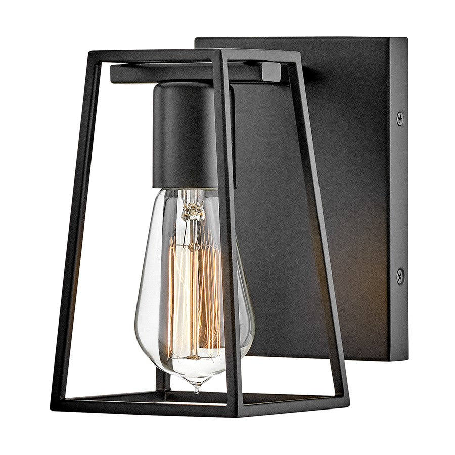 Hinkley Lighting Filmore 1 Light Vanity, Black - 5160BK