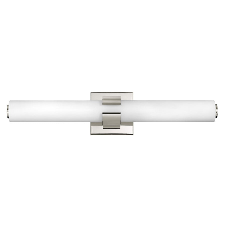 Hinkley Lighting Aiden 22" LED Vanity, Polished Nickel/Etched White