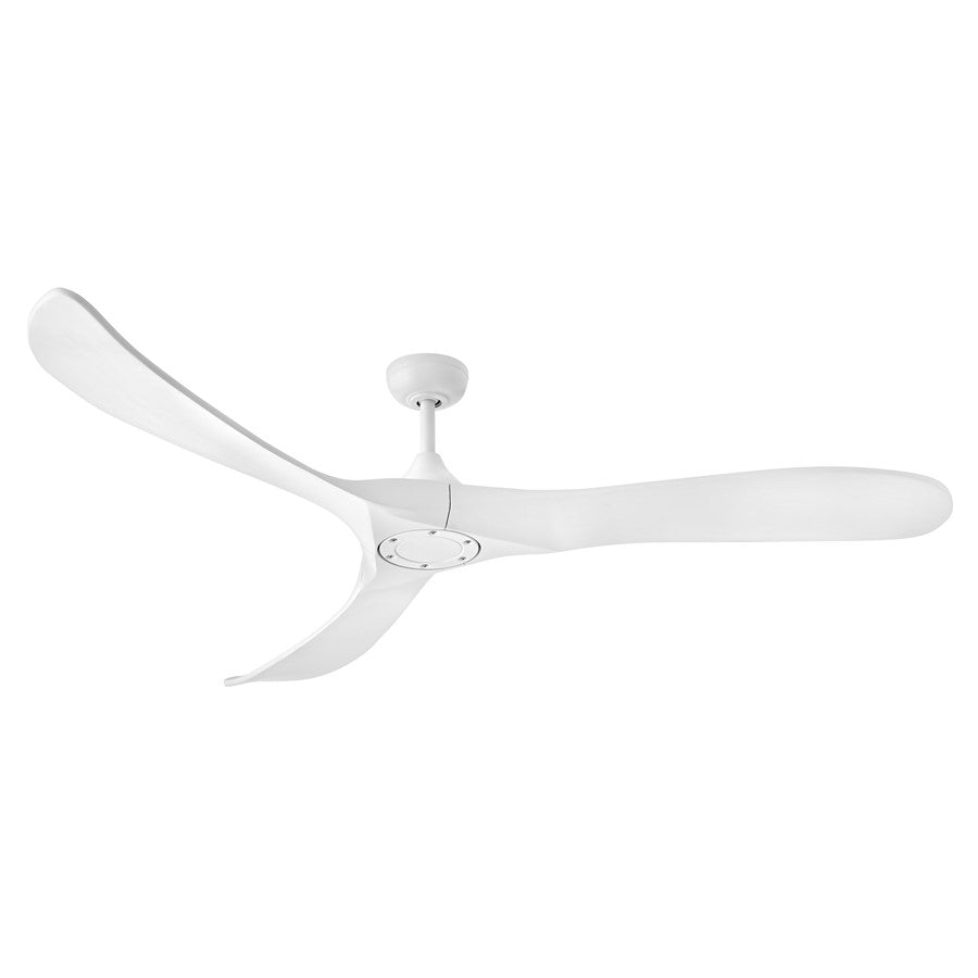 Hinkley Fan Swell Illuminated 72" LED Smart Fan, White/White
