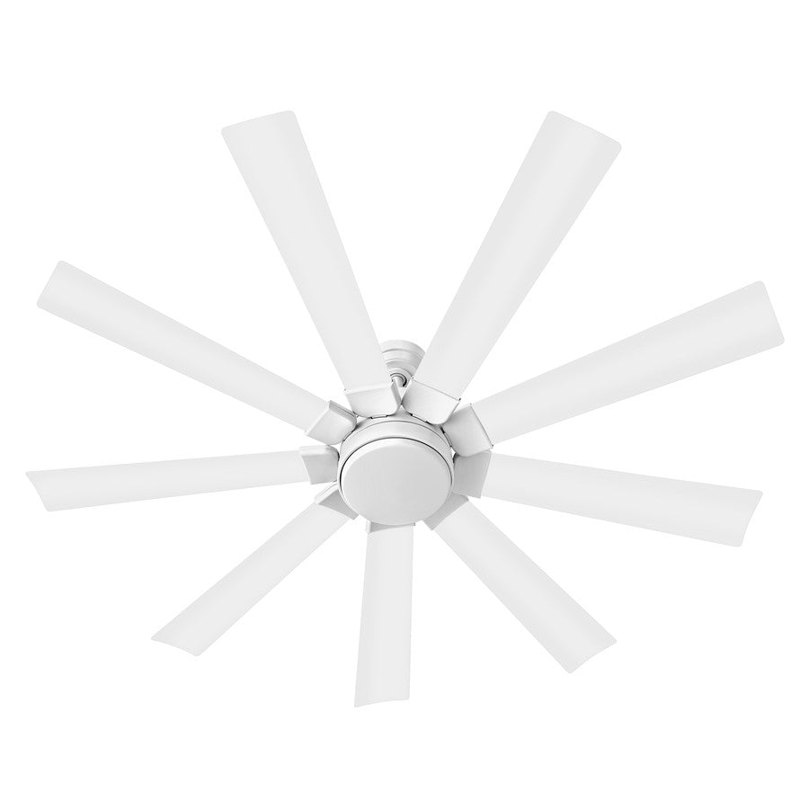 Hinkley Fan Turbine 60" LED Smart Fan, Chalk White/Chalk White