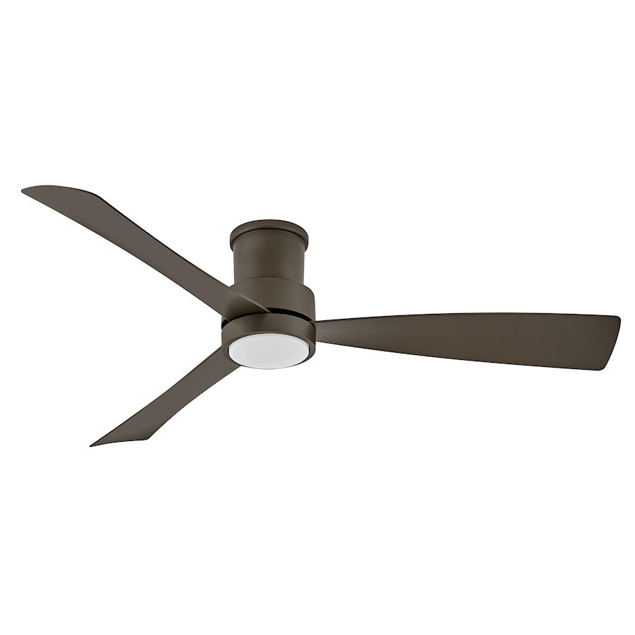 Hinkley Fan Iver 56" LED Dual Mount Smart Fan, Bronze/Bronze