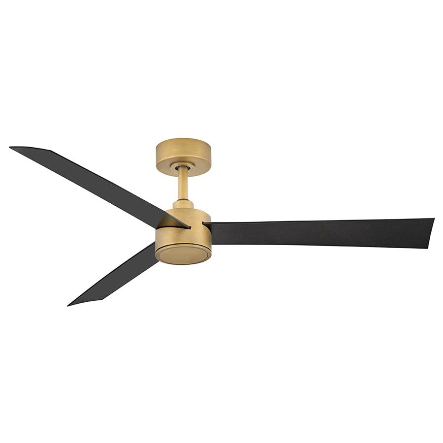Hinkley Fan Speck 52" 1 Light LED Smart Fan, Brass/Black