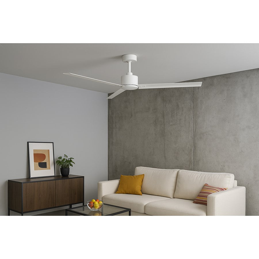 Hinkley Fan Indy 72" Smart Fan, Matte White/Matte White