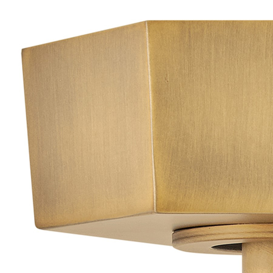 Hinkley Fan Downrod Kit Facet, Heritage Brass