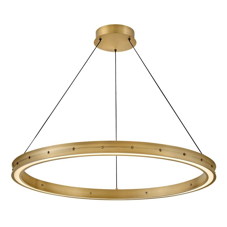 Fredrick Ramond Althea 38" Chandelier, Lacquered Brass - FR41476LCB