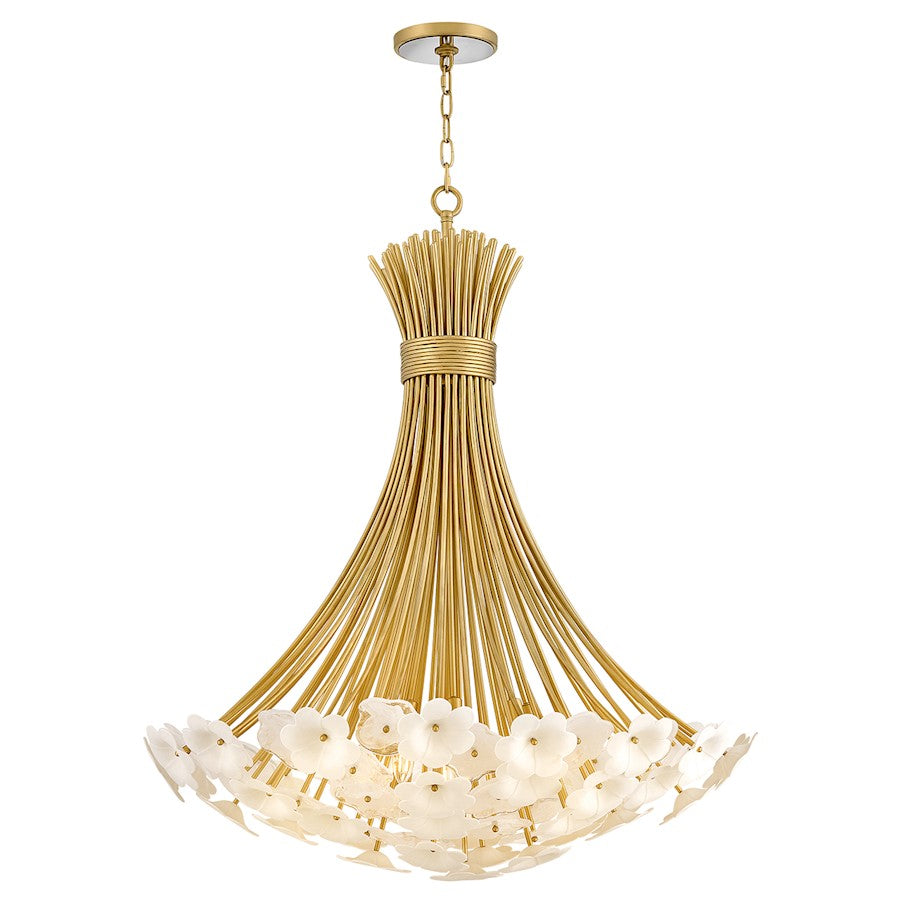 Fredrick Ramond Marianne 8 Light Large Chandelier, Deluxe Gold - FR41968DG