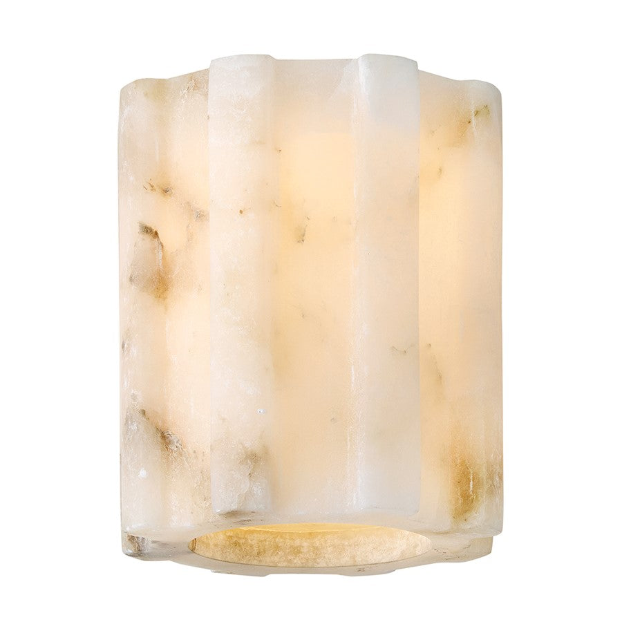 Fredrick Ramond Miri LED Flush Mount, Black/Alabaster - FR41981BK