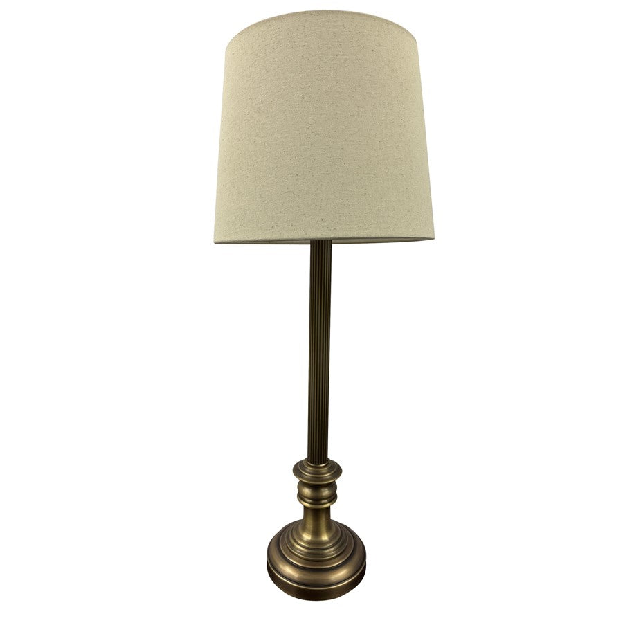 House Of Troy Bristol 1Lt 30" Table Lamp, Antique Brass/Switch On Base - B953-AB
