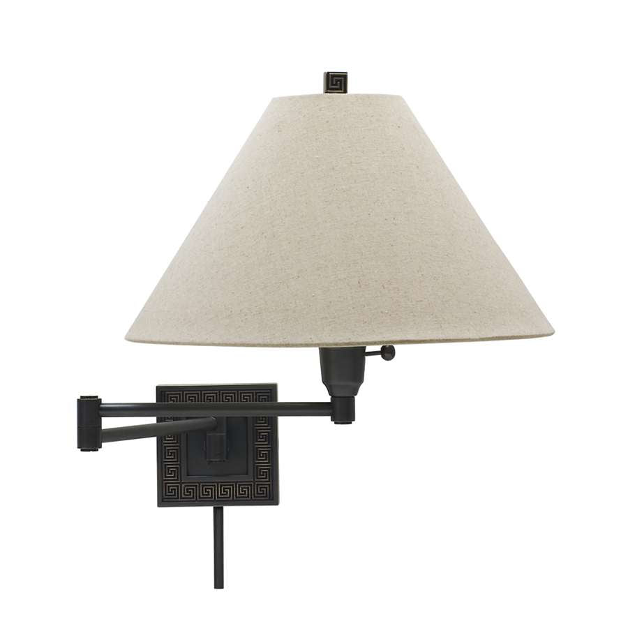 House of Troy Oil Rubbed Bronze Swing Arm Wall-Key