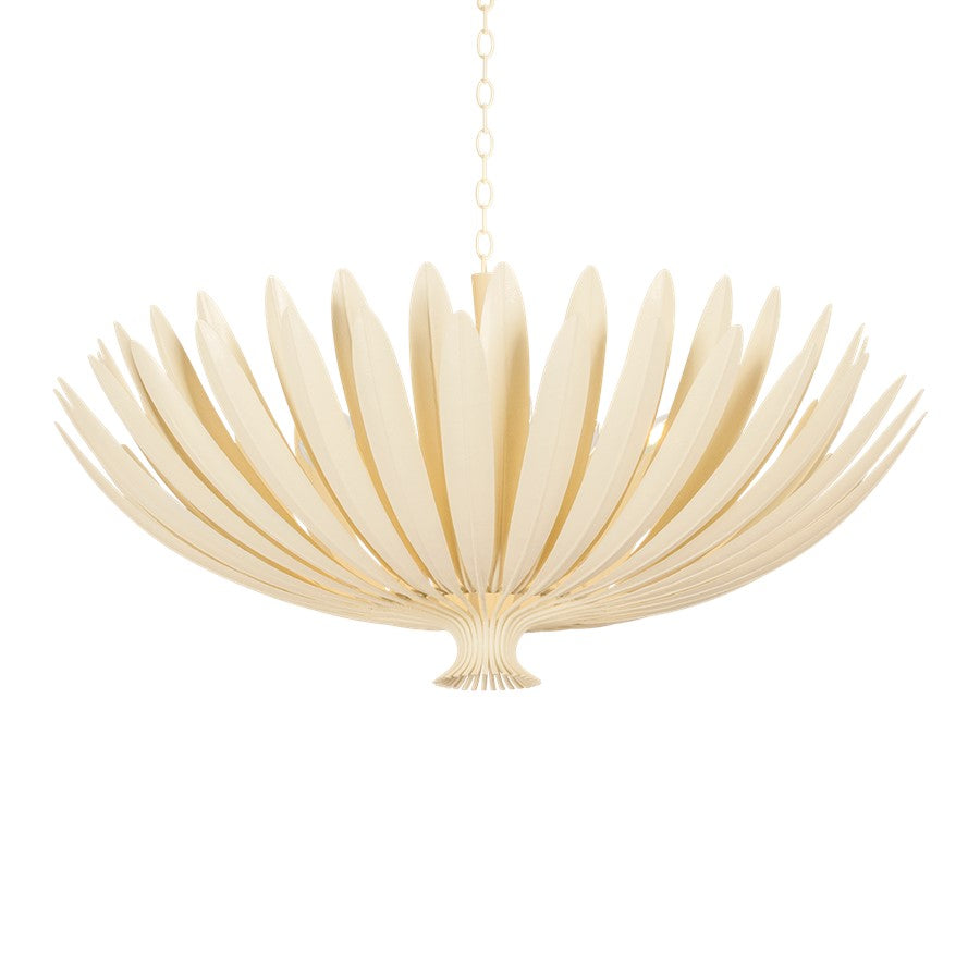 Hudson Valley Whitfield 12Lt Chandelier, Cream Plaster - 1848-CP