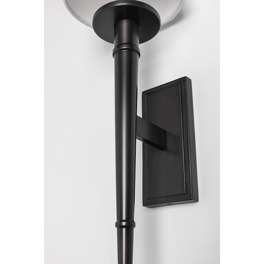 1 Light Round Wall Sconce